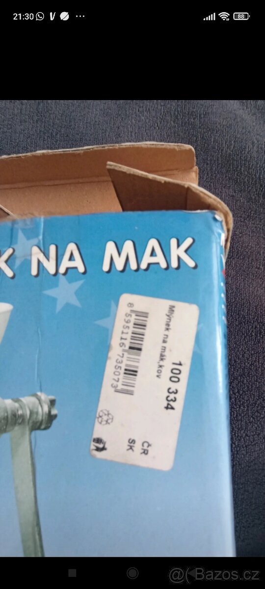 Nový litinový mlýnek na mák - 5