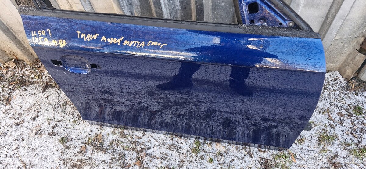 Prave predni dvere audi A4 B8 8K tmave modra - 5