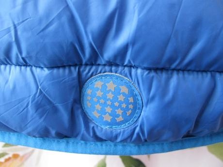 Přechodná prošívaná modrá bunda TCHIBO vel.140 - 5