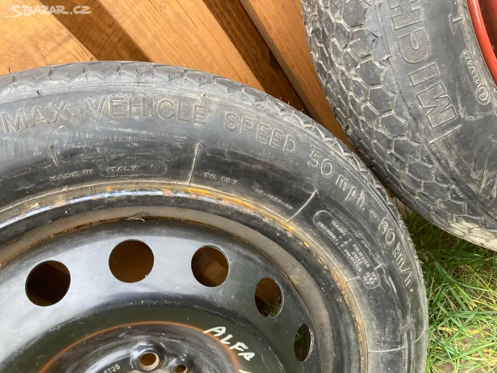 Rezerva 5x98 125/80 R15 nejetá - 5