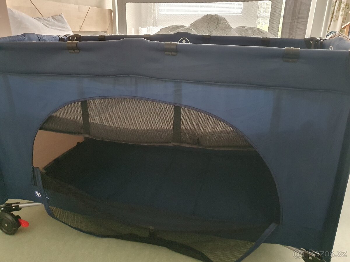 Cestovní postýlka G mini s matrací a vložkou pro miminko - 5