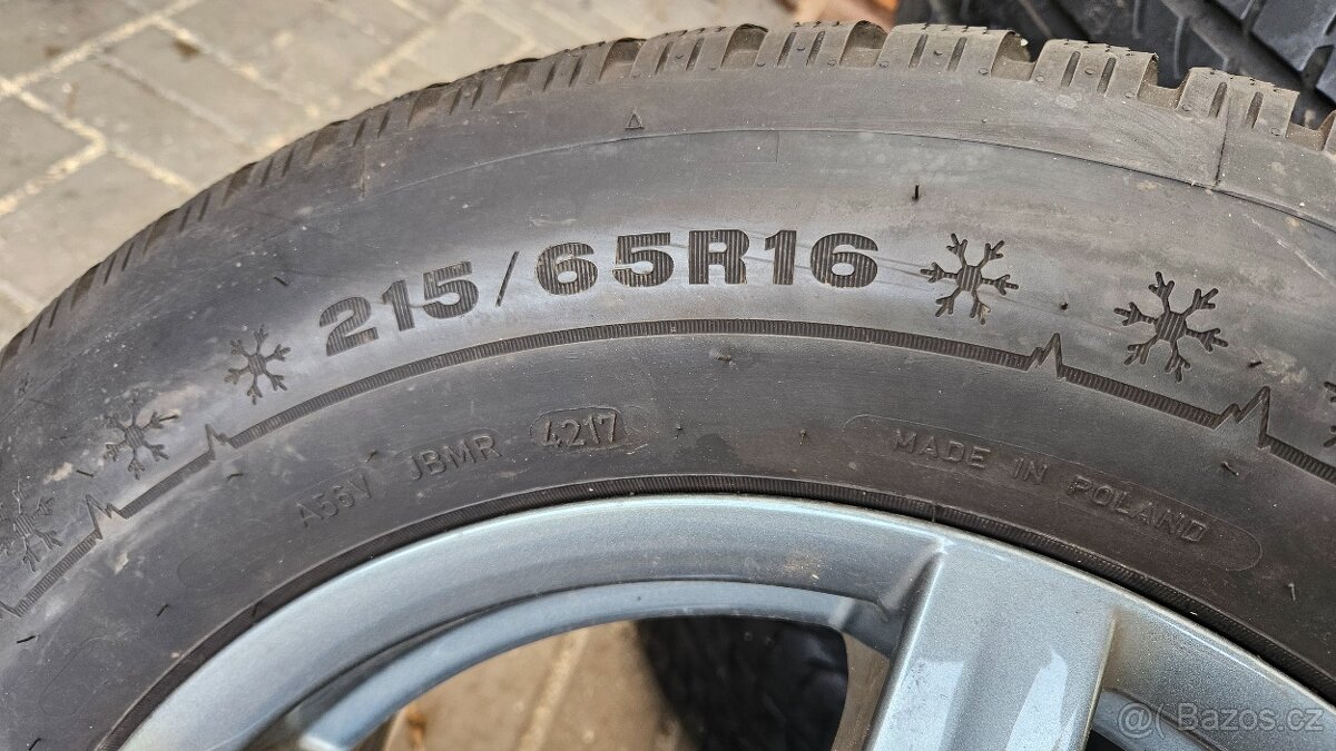 Zimní Sada Alu 5x105 215/65 R16 Rial Dunlop - 5