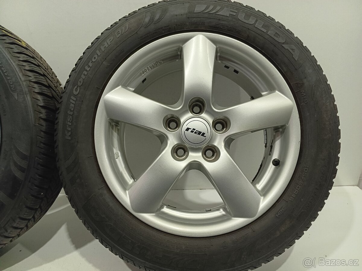 Zimní alu kola 5x112 R16 pneu 205/60/16 Fulda - 5