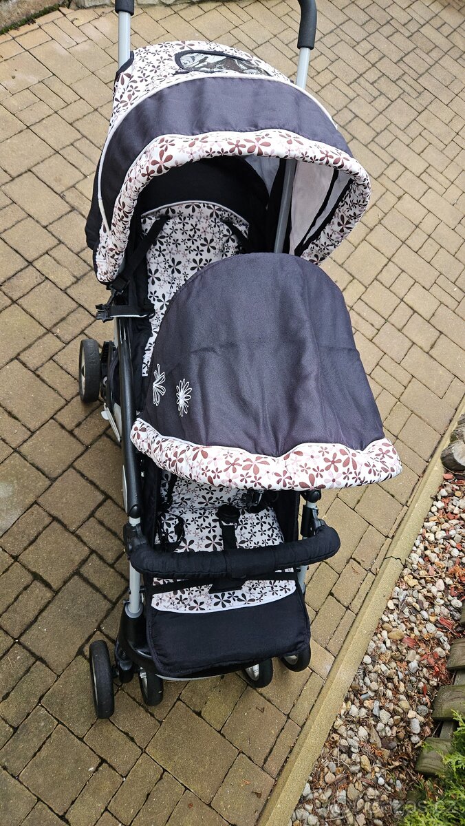 Dvojkočárek chic 4 baby tandemový - 5