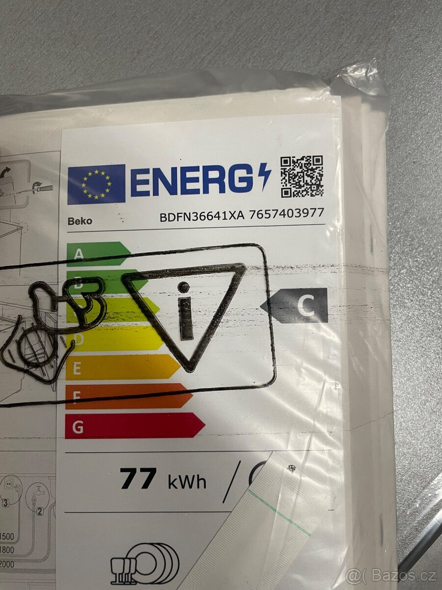 Nepoužitá myčka Beko BDFN36641XA - 5