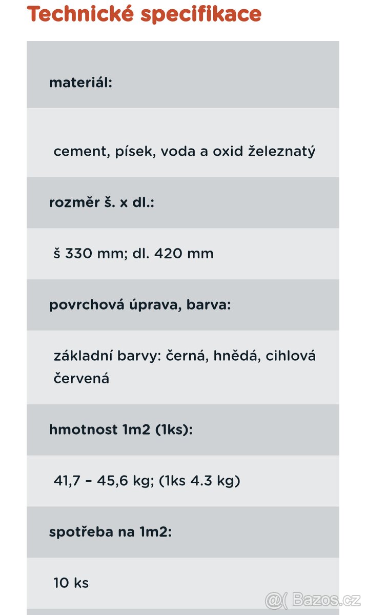 BETONOVÁ STŘEŠNÍ TAŠKA - 5