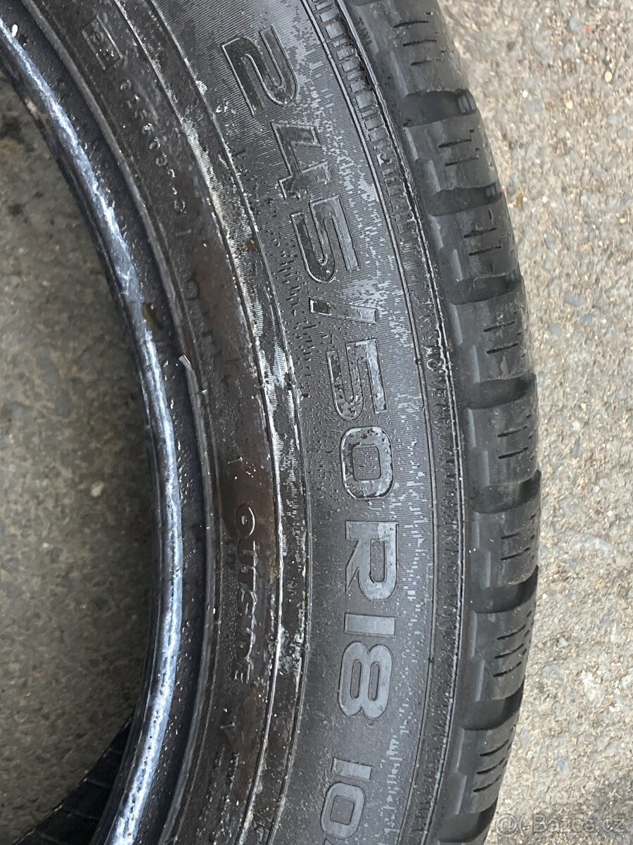 2x Nokian 245/50r18 6mm zimní - 5