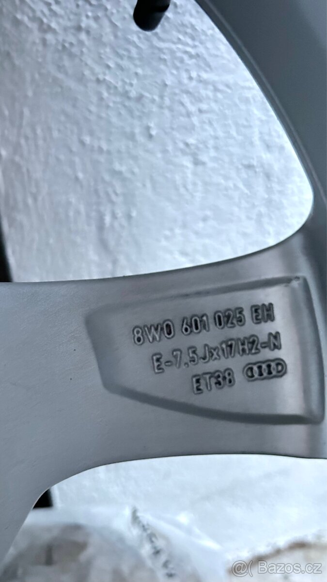 alu kola Originál Audi R17 A4 (B9,B8) 255/50/17 - 5