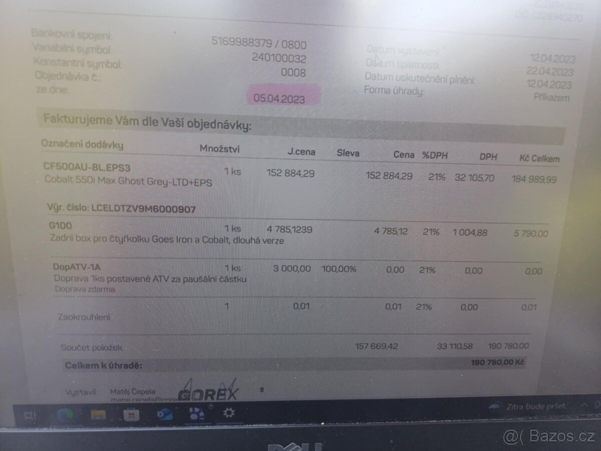 GOES COBALT MAX i550