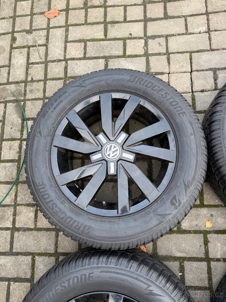 ORIGINÁL Alu Volkswagen ARAGON R16, 5x112 - TOP, ZIMNÍ - 5