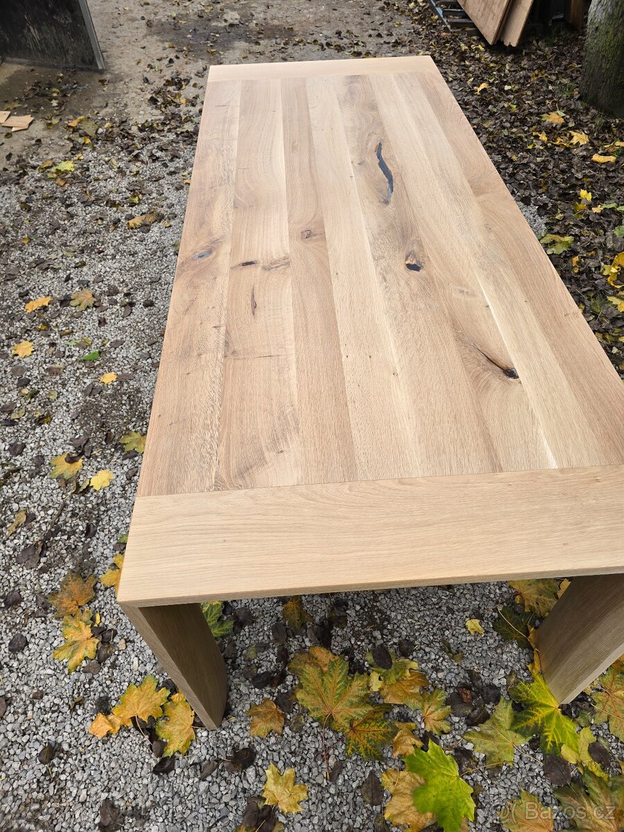 Masívny dubový stůl , 2200x880x750 - 5