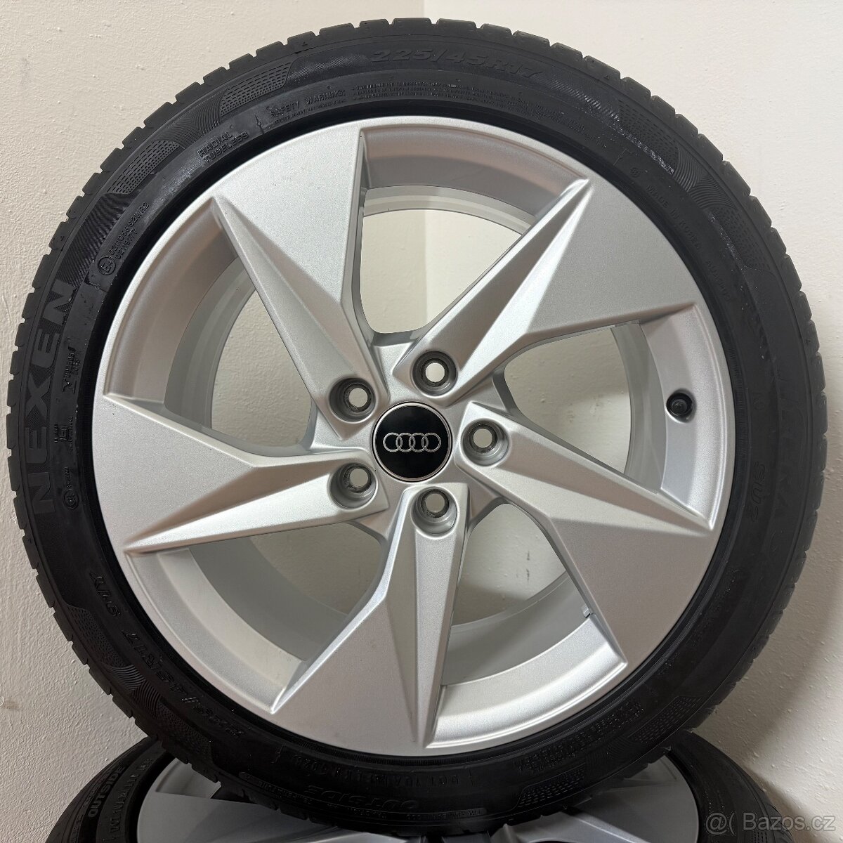 AUDI A3/VW GOLF 5x112 R17 ET46+LETNÍ 225/45R17 7mm - 5
