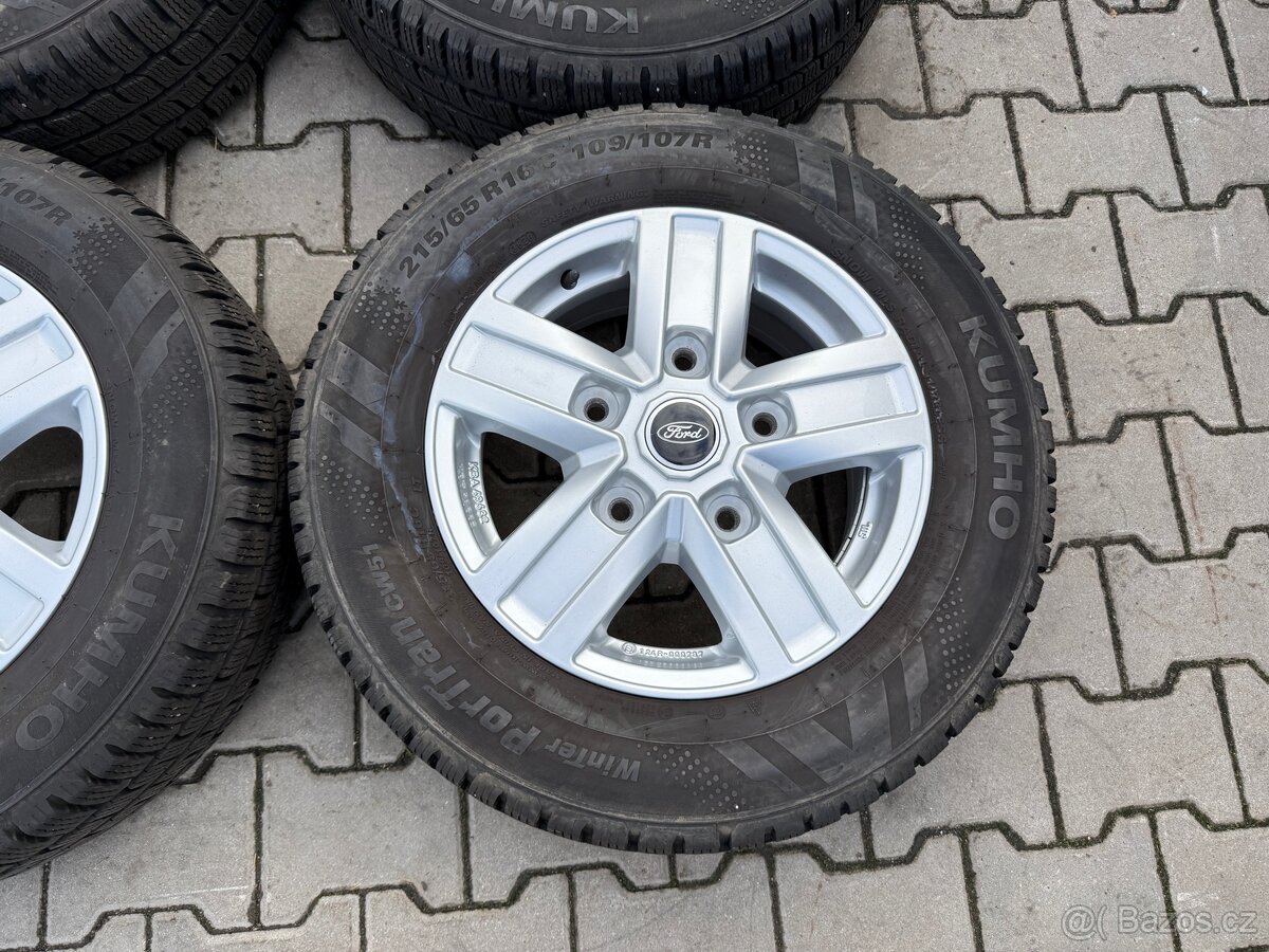 4x al kola 5x160 16 + pneu zimní 215/65 R16C - 5