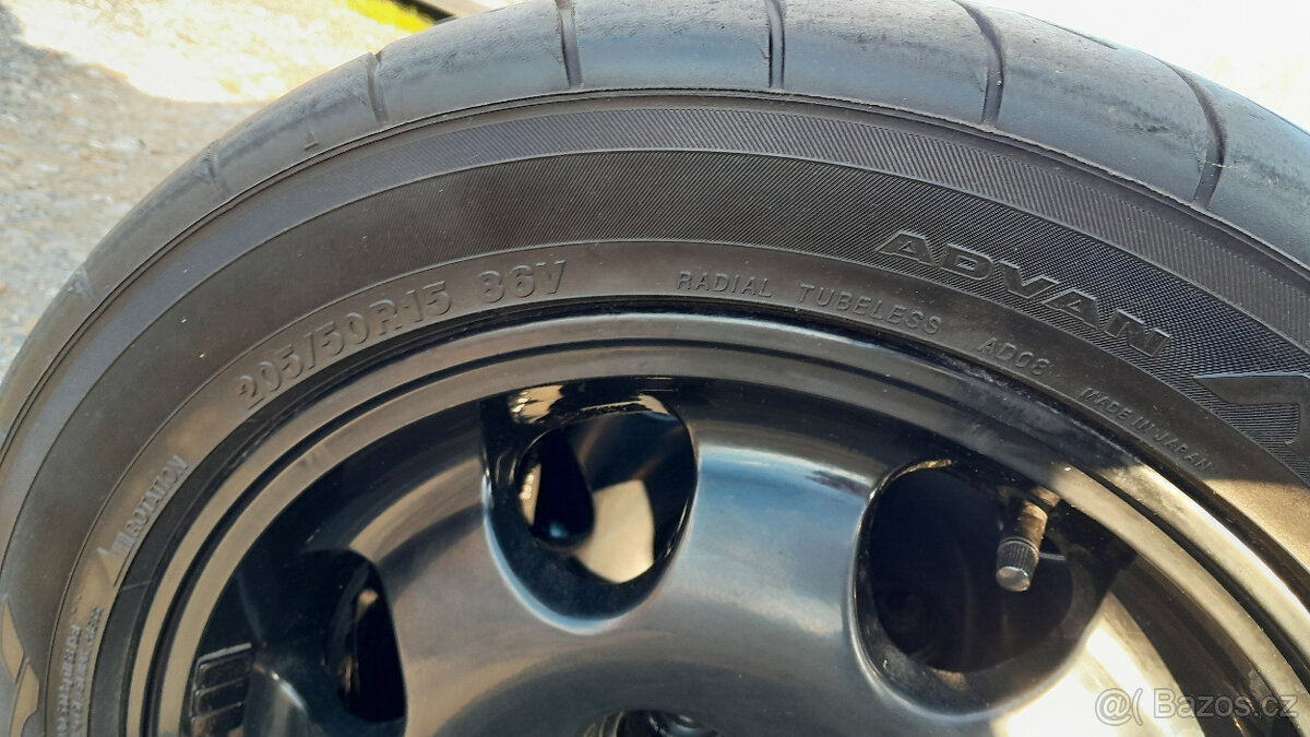 Sada Semislick 4x108 R15 205/50 Speedline - 5