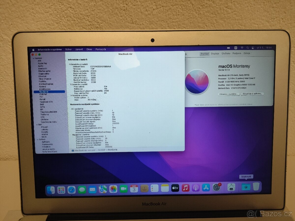 MacBook Air 2015 | i7 • 8GB • 256GB - 5