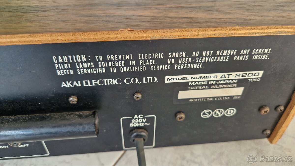 Stereo tuner Akai AT-2200,funkční - 5