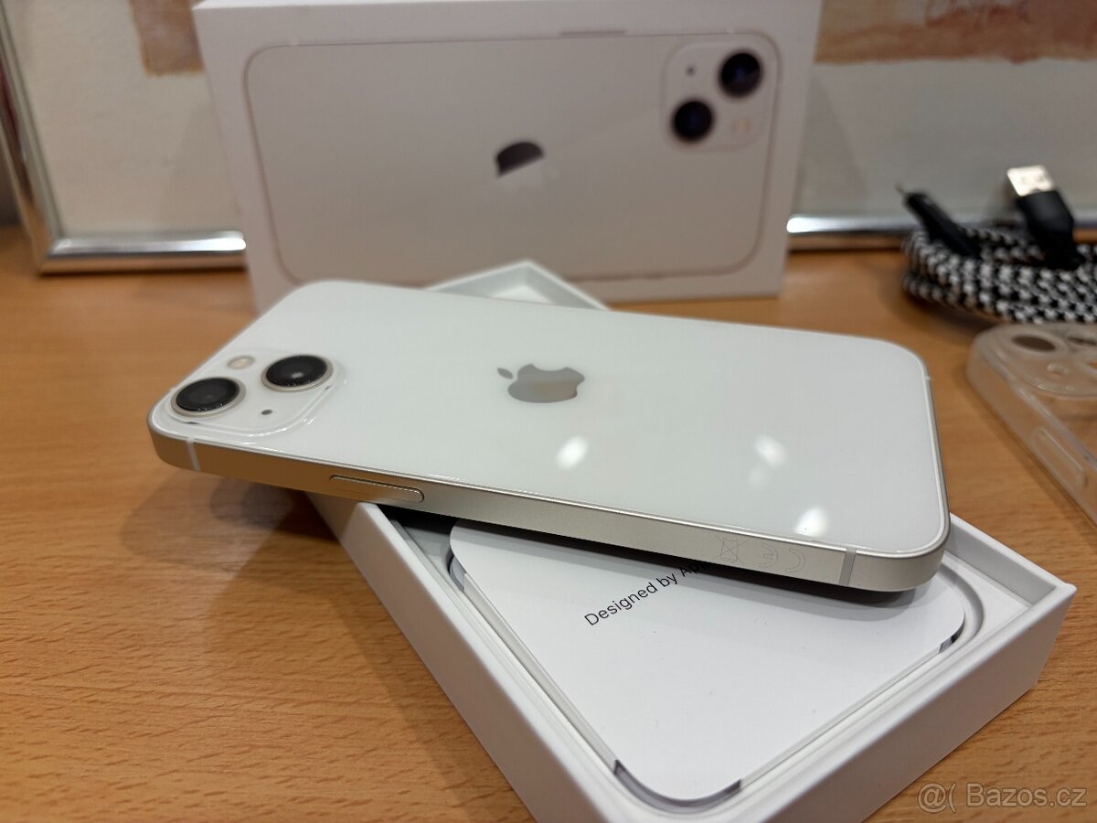 Apple iPhone 13 128 GB – TOP STAV, jako nový + příslušenství - 5