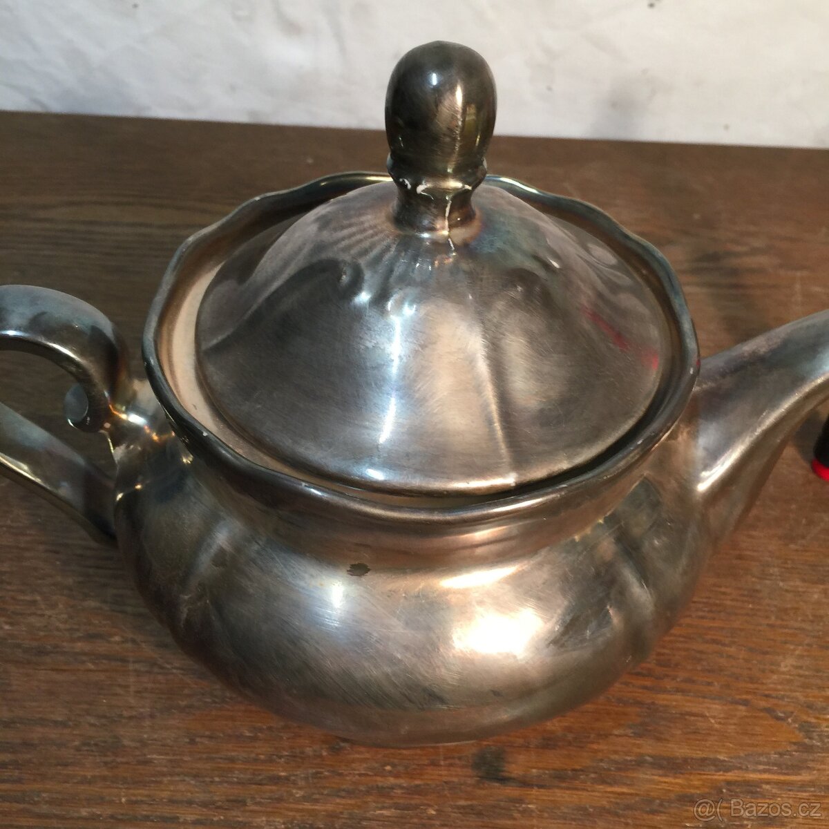 postříbřená konvice na čaj US. Silber Zone Bavaria... - 5