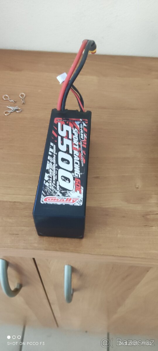 RC truggy 4x4 velikost 1:8 + nová baterie 14,8v 5400mAh.. - 5
