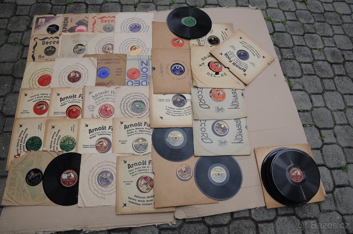 šelakové gramofonové desky - 5