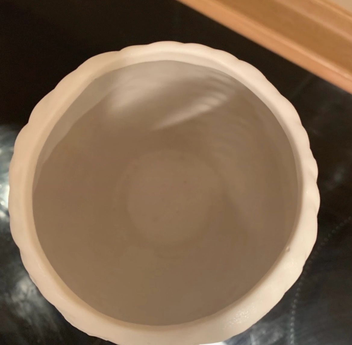 Keramický set, váza,kytka, tác a svícen - 5