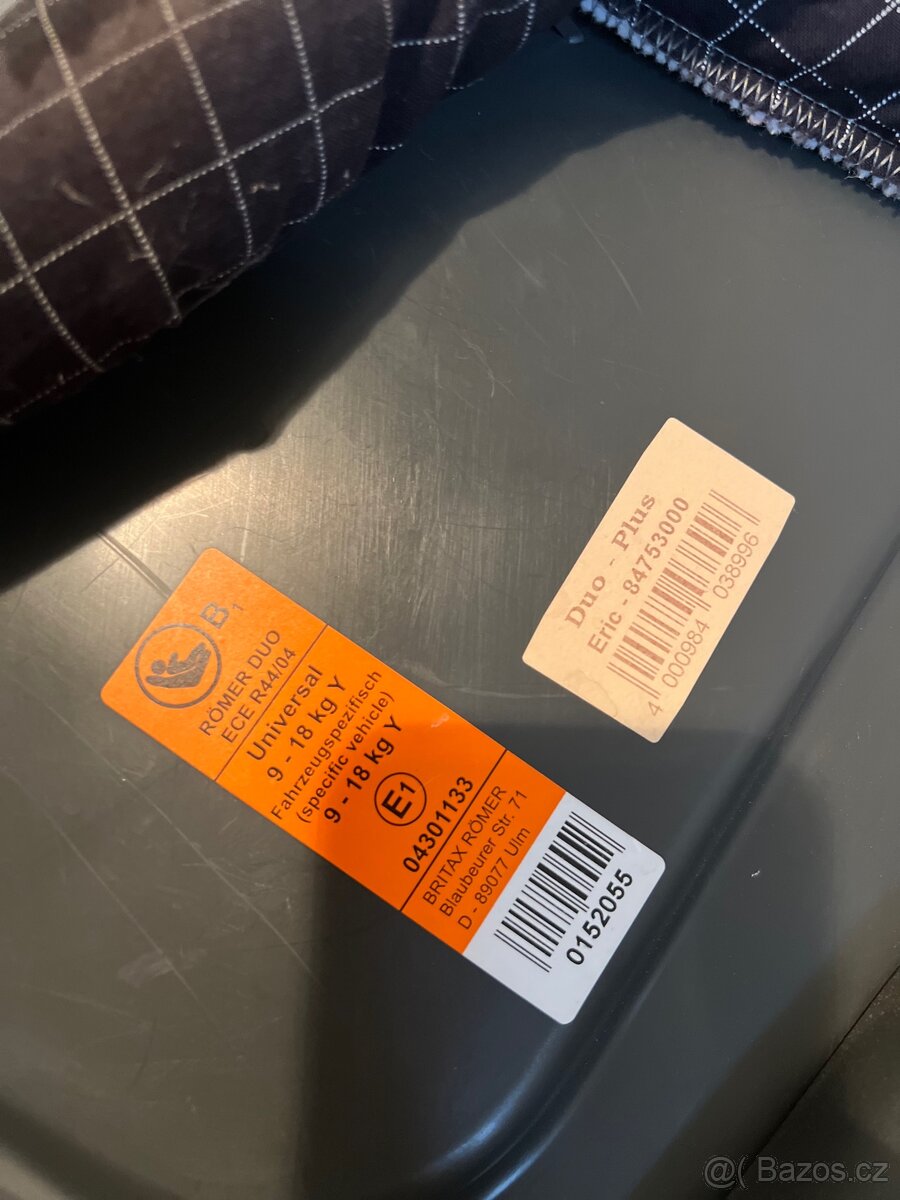 Dětská autosedačka Romer Duo Plus 9-18kg - 5