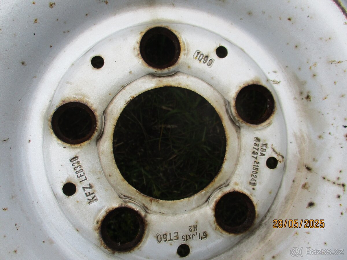 Rafky 5x118 R15 Pneu 195/70 R15 C Letn - 5