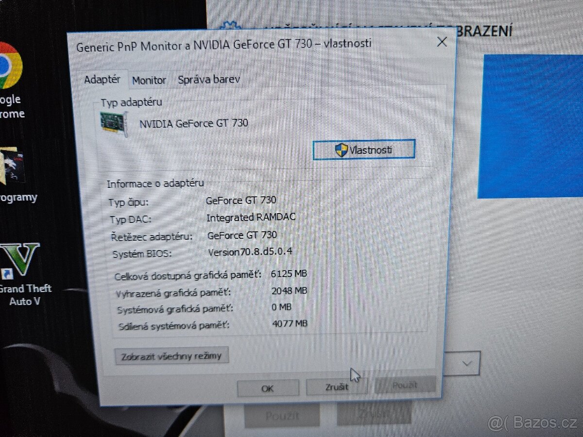 Herní pc i5-3470 8gb ddr3 GT730 2gb ssd240 gb lcd 24" GTA5 - 5
