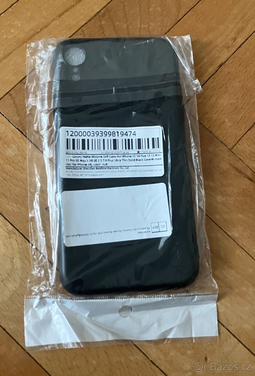 Černý plastový obal na iphone XR - 5