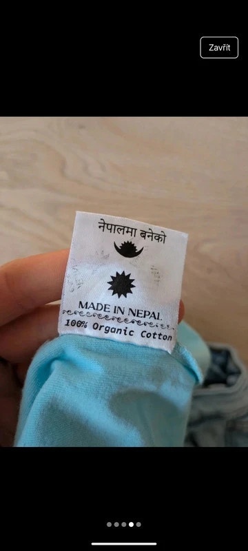 Pohodlné tričko z Nepálu / 100% organická bavlna - 5