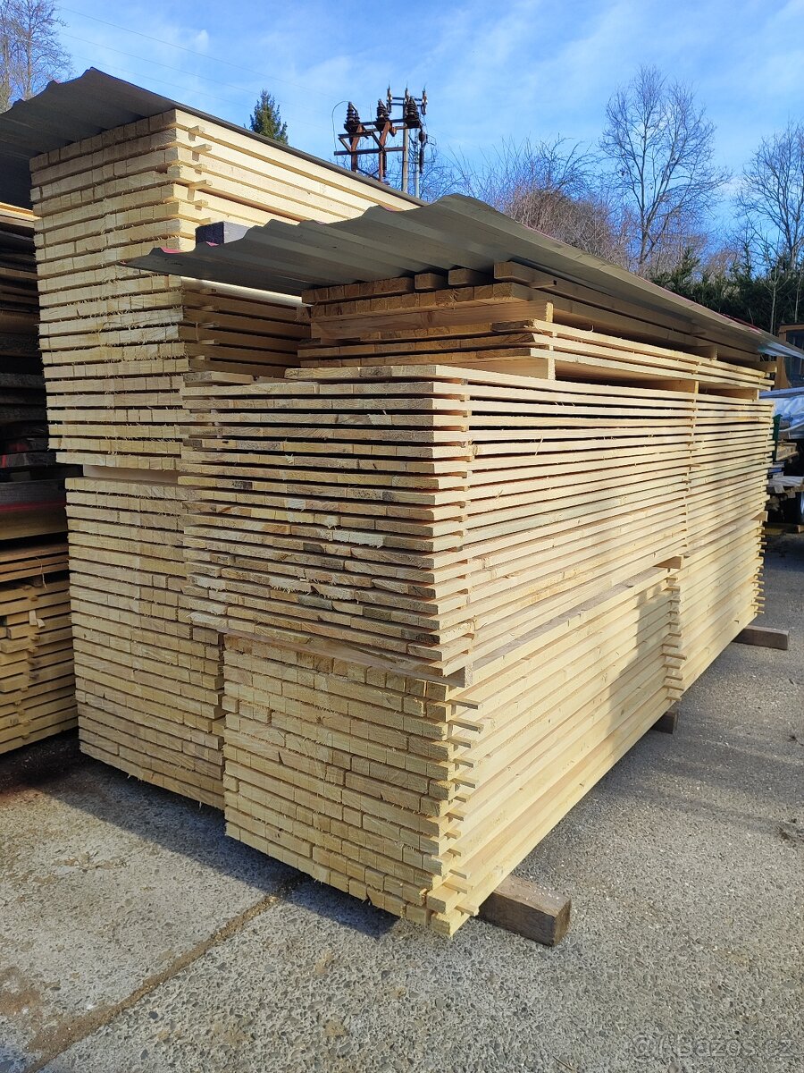 Stavební řezivo, trámy, desky, hranoly, střešní latě - 5