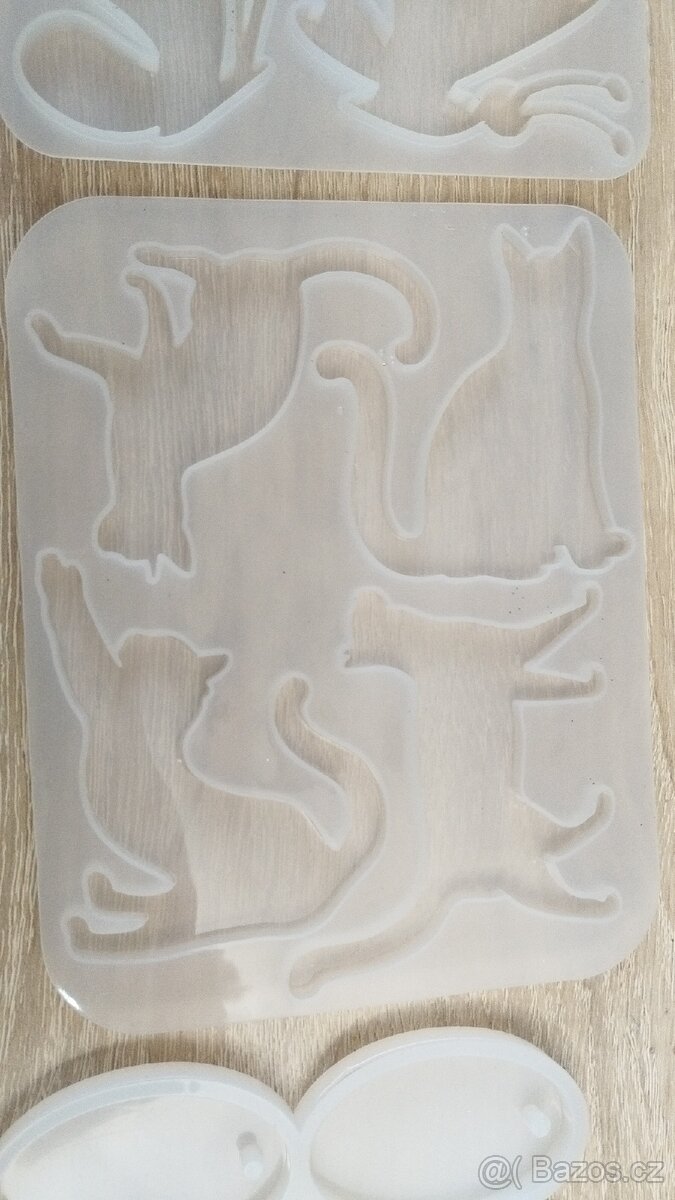 Silikonové formy na pryskyřici - Anděl, motýly, kočky - 5