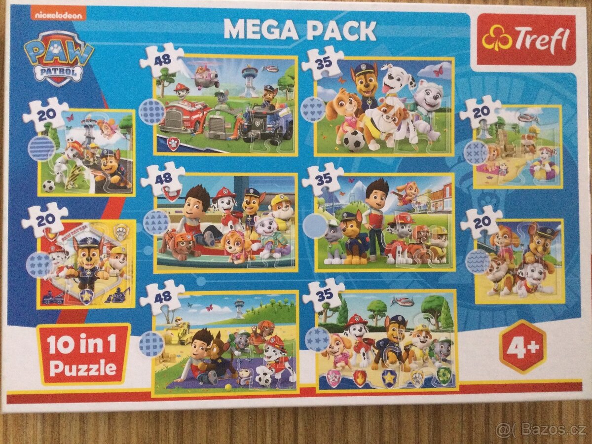 Jako nové pexeso, domino a puzzle Tlapková patrola - 5