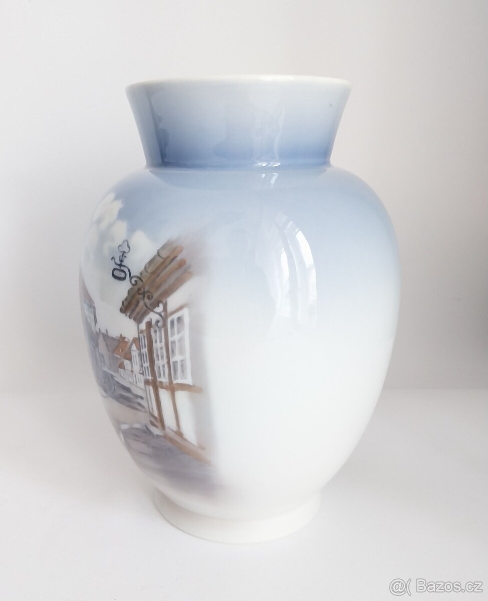 Starožitná váza Kodaň - ROYAL COPENHAGEN - 5