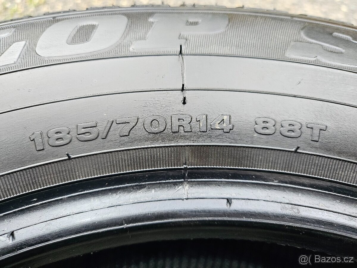 2 Letní pneumatiky Dunlop SP10 3E 185/70 R14 - 5