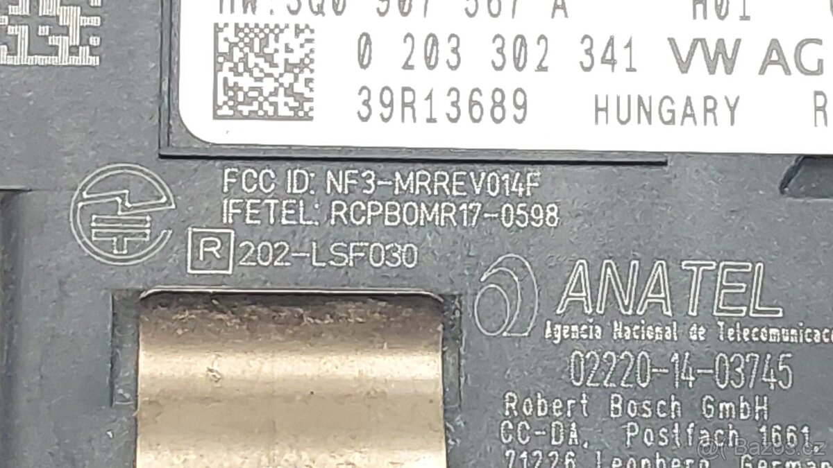 Škoda Superb III – RADAR 3Q0907550B - 5