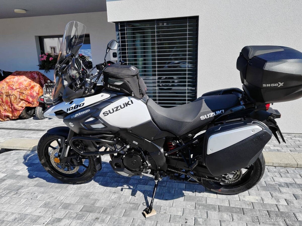 Prodám Suzuki DL-1000 V-Strom rv.2019, 29.200km Kufry