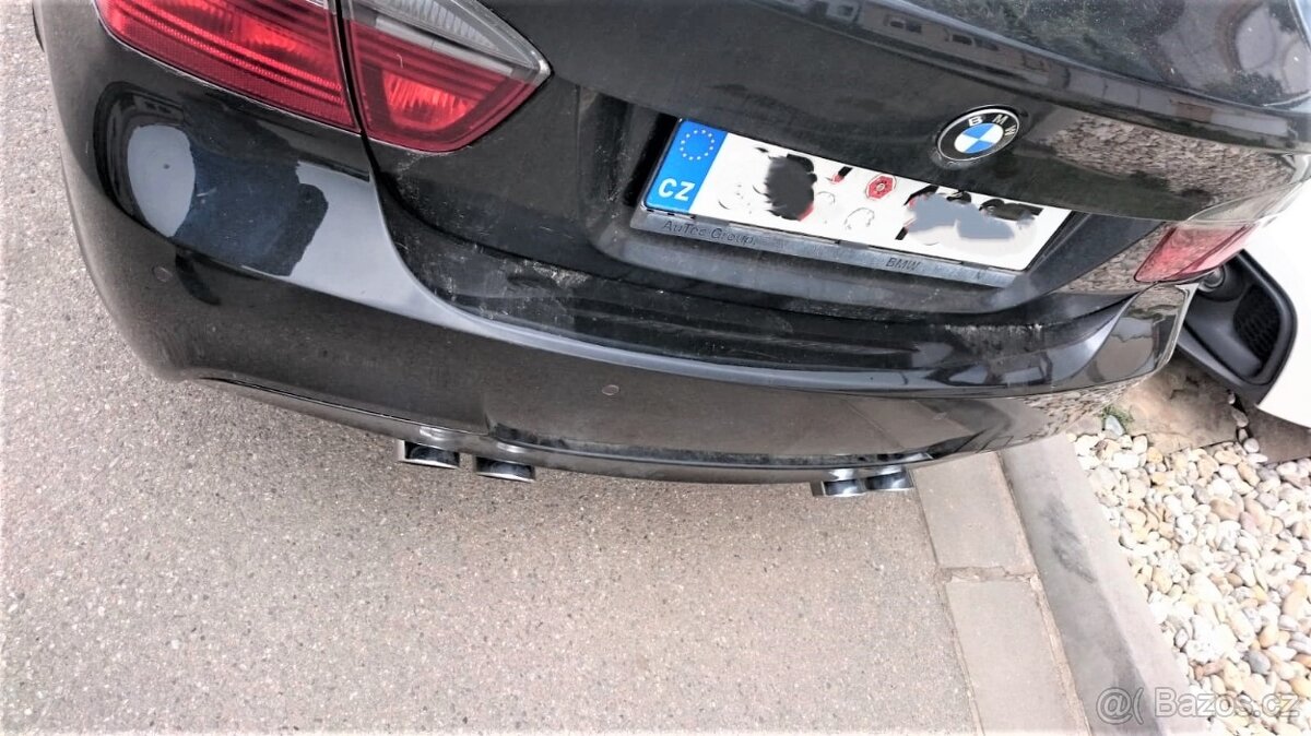 BMW e90 3,0 ala M3 dopojení originál M3 tlumiče potrubím