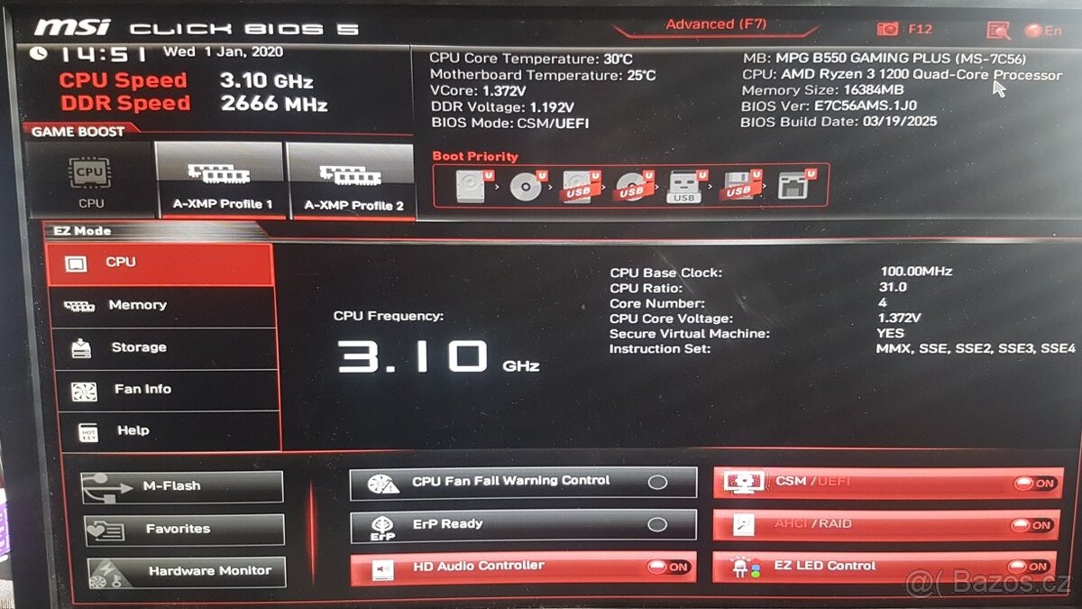 Základní deska MSI MPG B550 GAMING PLUS - 5