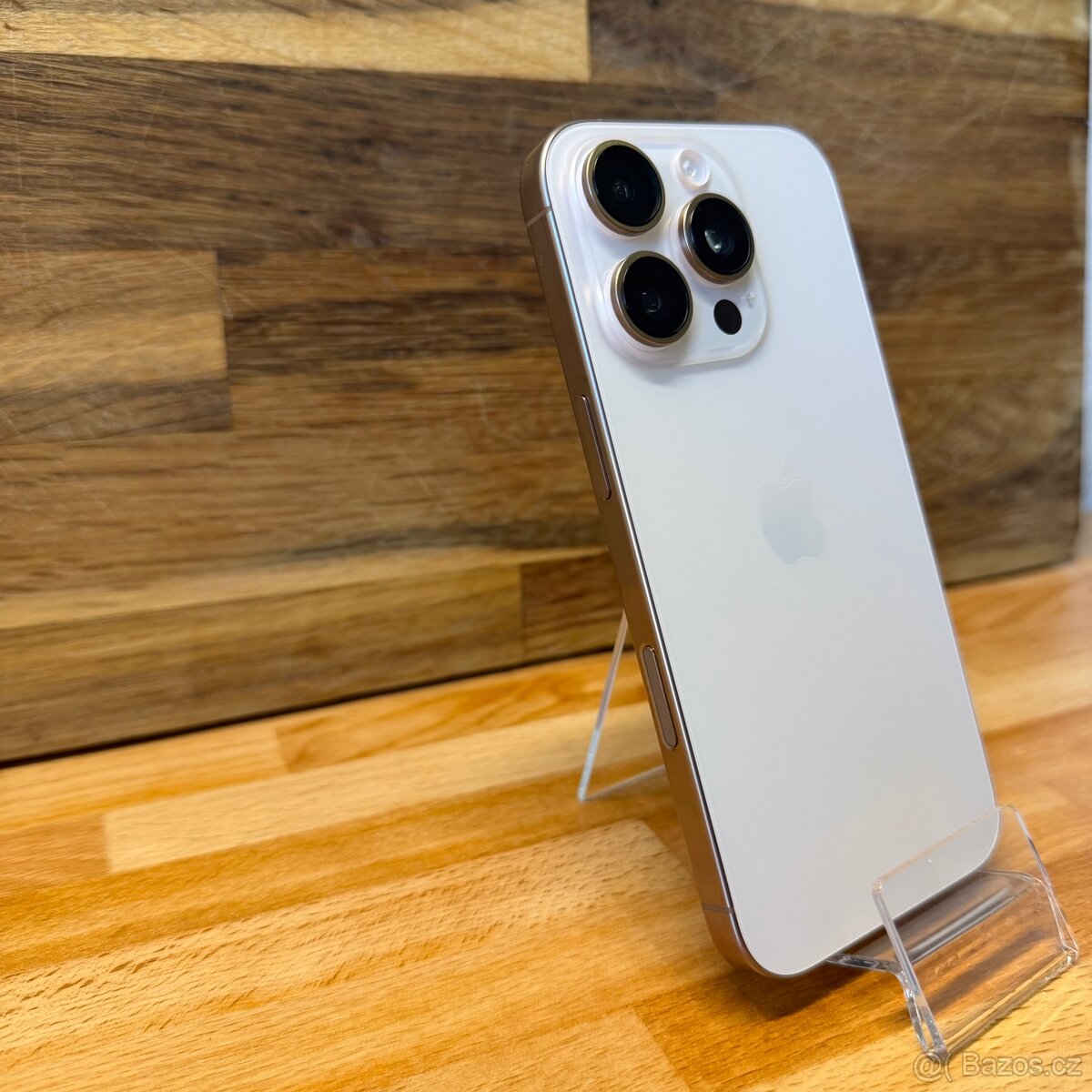 IPhone 16 Pro 128GB, pouštní Titan, 96% baterie (záruka) - 5