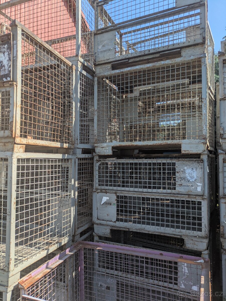 Kovové klece gitterbox - 5