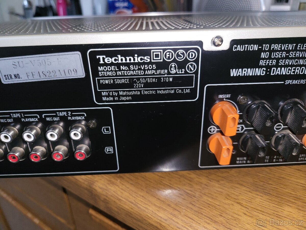 ProdáM DYNAMICKÝ zesilovač Technics - SUV- 505, s výkonem 2+ - 5