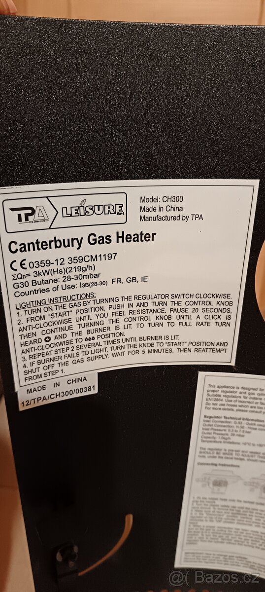 Kamna na propan butan - 5