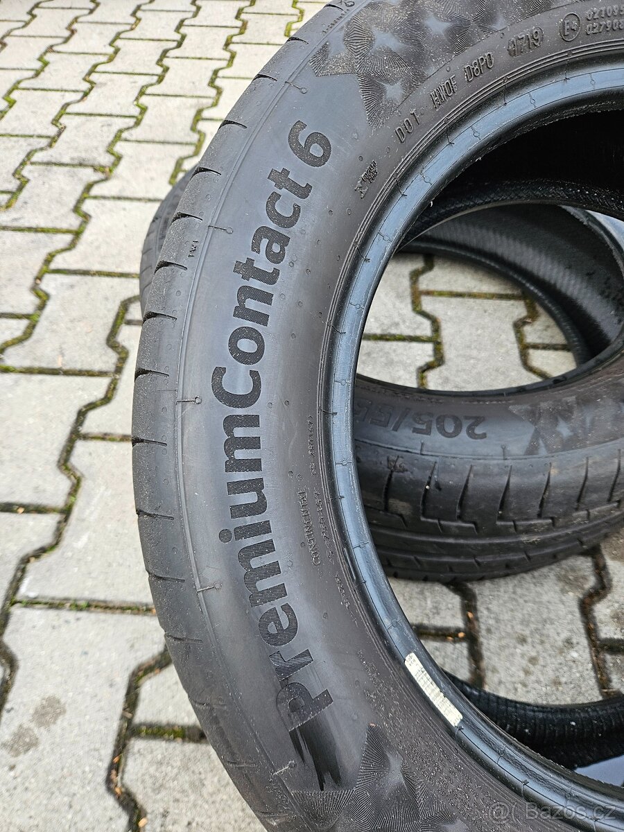 Letní pneu Continental 205/55/16 - 90% - 5