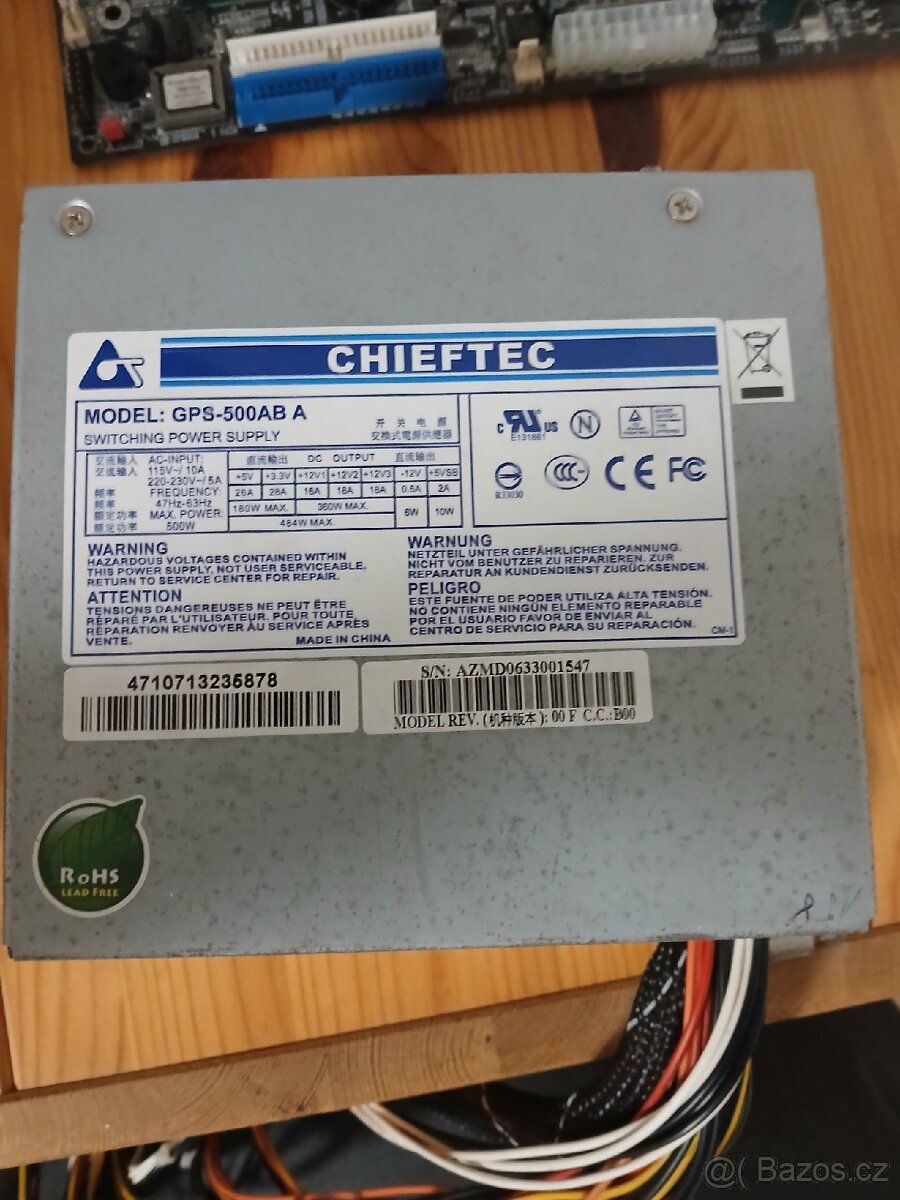 Asus deska + procesor + zdroj 500w - 5