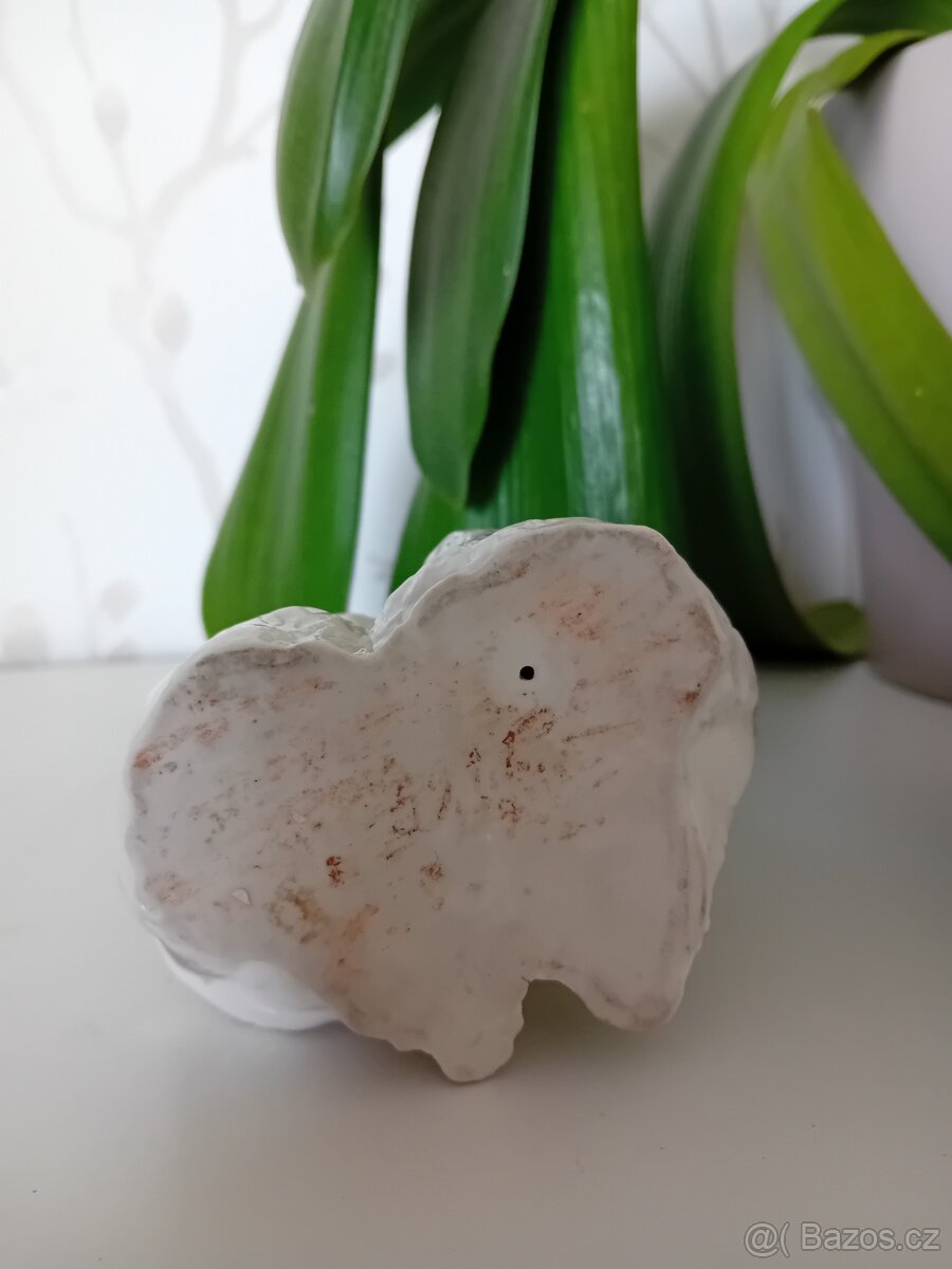Soška porcelán dvě opice - 5
