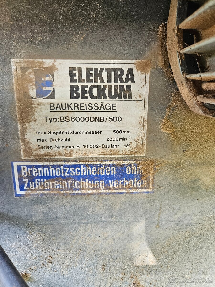 Stolní pila elektra beckum - 5