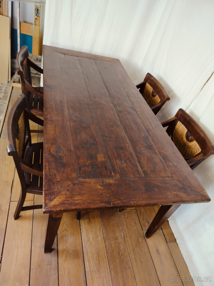 Jídelní stůl rustikální TEAK - 5