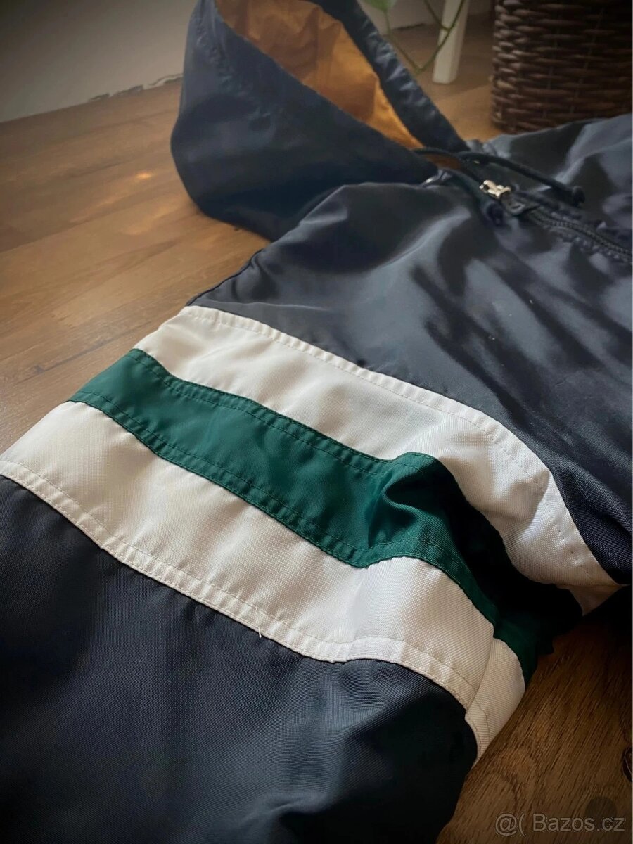 Vintage Nike bunda 90s – modrožlutá, M - 5