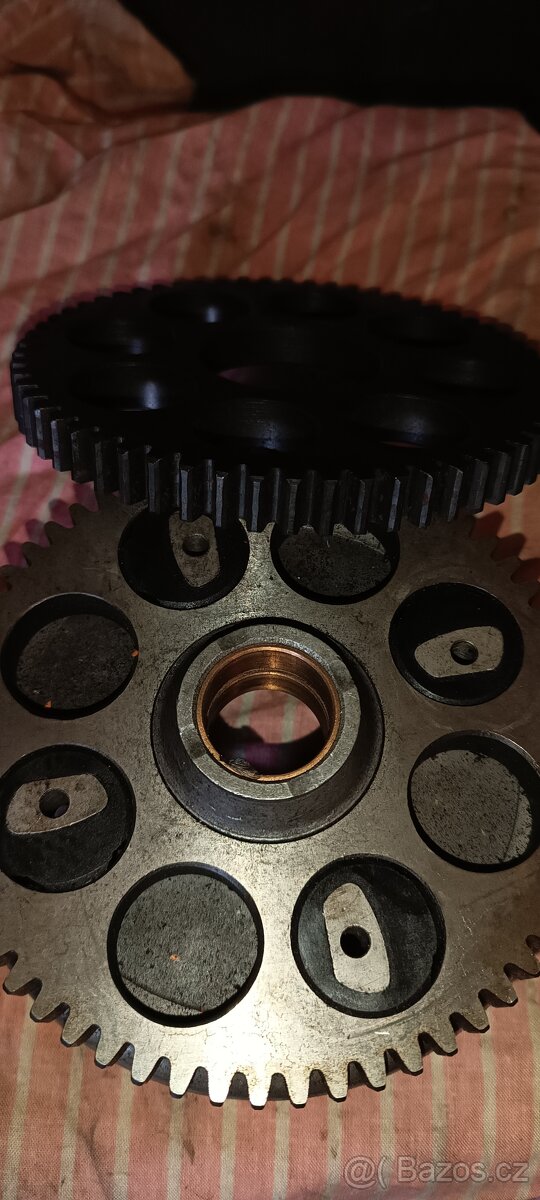 spojkový koš na ČZ motor typ 861 OHC objem 200 ccm - 5